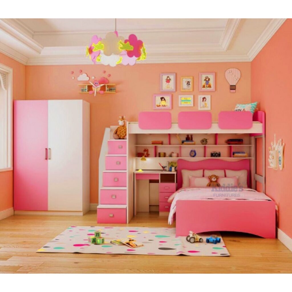 Bunk Bed P&W Complete Set Kiddie's Furniture