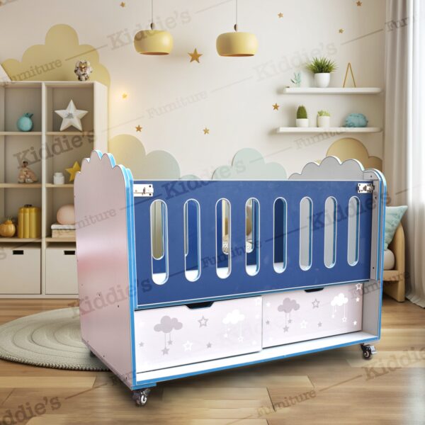 Baby Cot - Blue